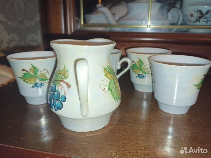 Кофейный сервиз на 5 персон