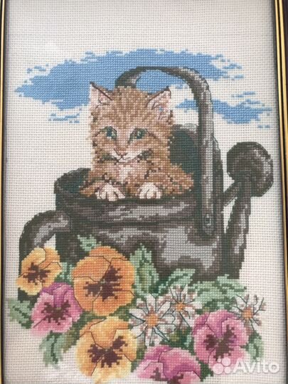 Картина вышитая крестом