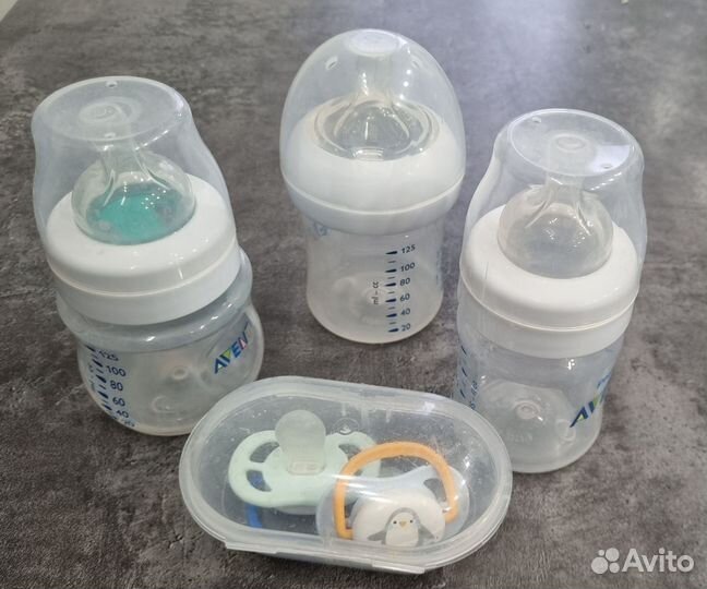Бутылочки для кормления avent
