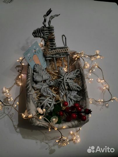 Игрушки-сувениры декор из эколозы