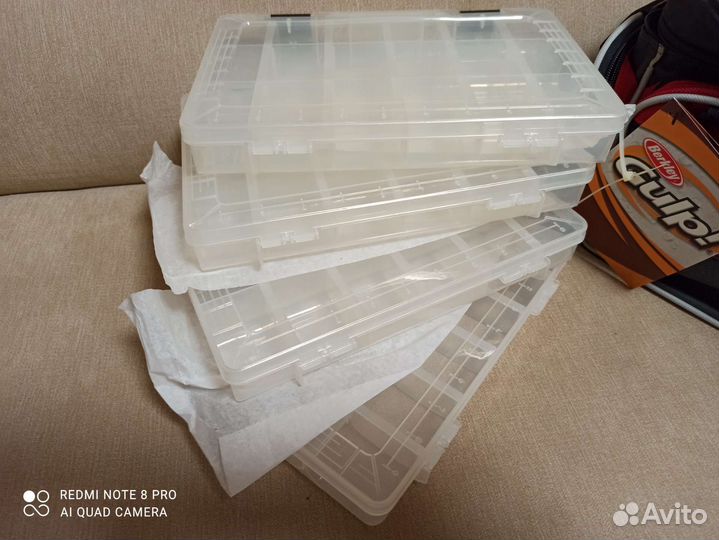 Сумка для рыболовных приманок с 4 коробками