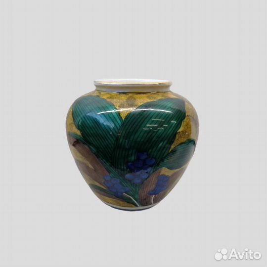 Японская ваза Кутани винтаж