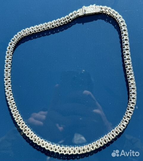 Серебряная цепь рамзес 60 грамм