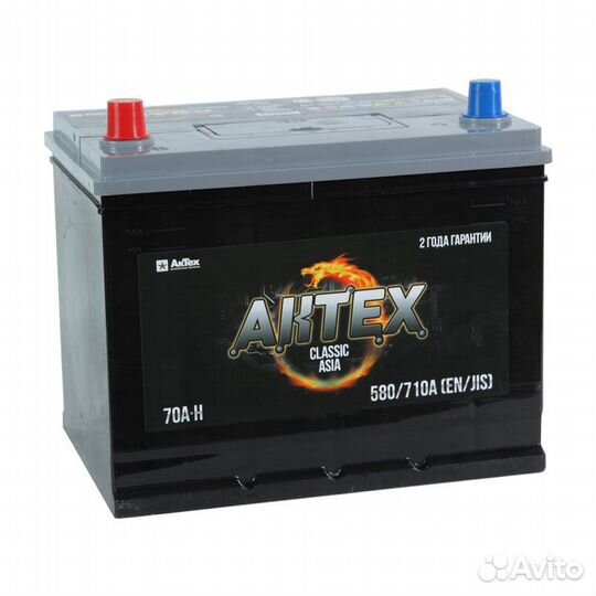 Аккумулятор актех Classic Asia atca 70AH 710А