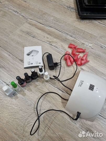 Набор для гель лака лампа для сушки витагель