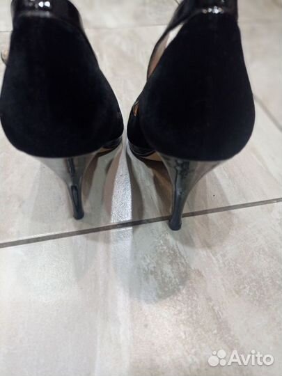 Туфли женские 38 размер натуральная замша Италия