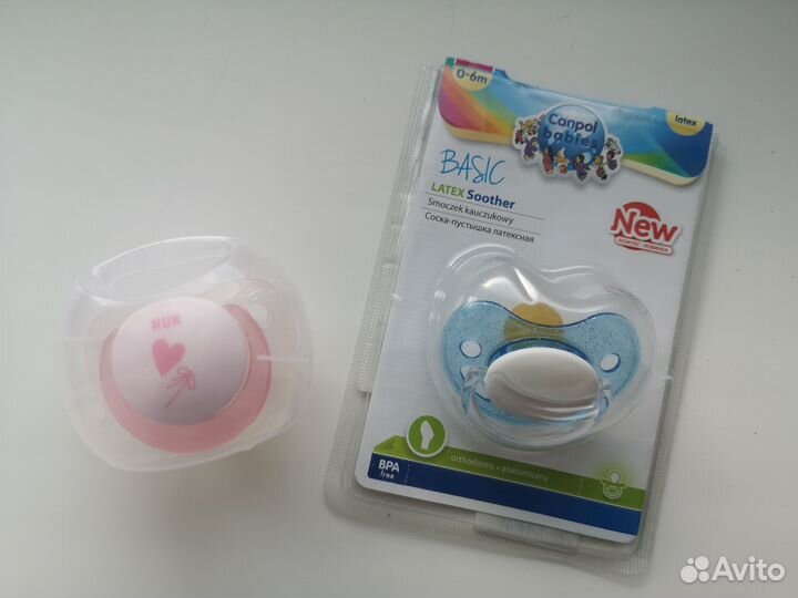 Соски nuk и canpol babies