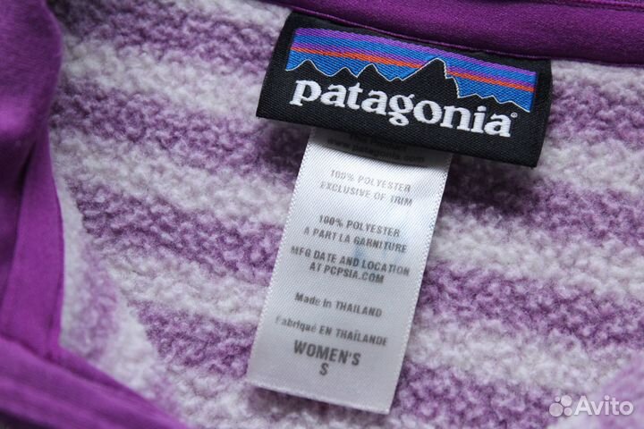 Patagonia Куртка флис Анорак Кофта S Туризм