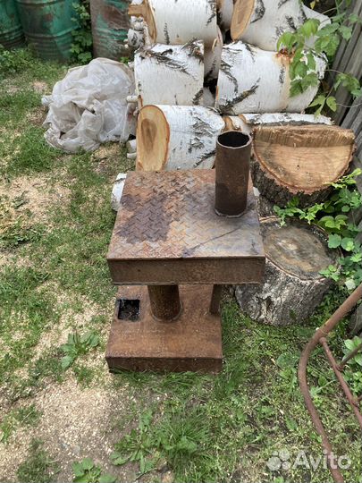 Печь буржуйка на отработке