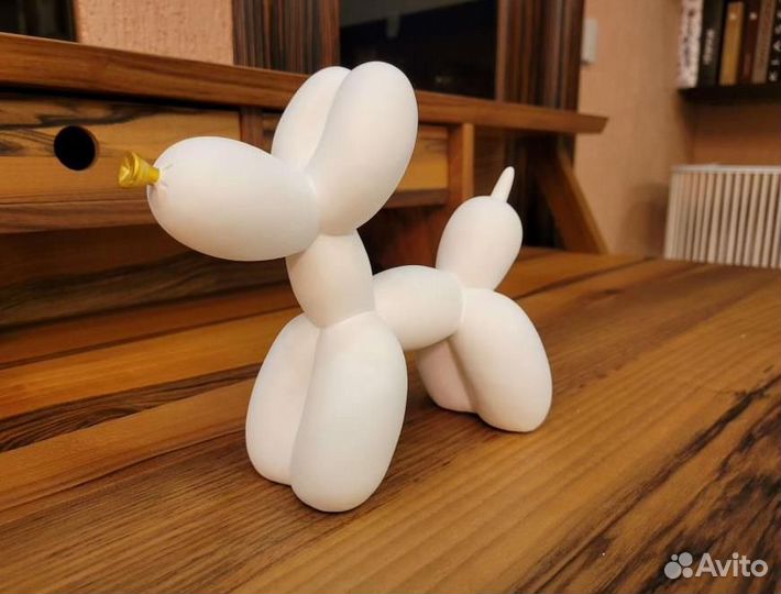 242558 Статуэтка Balloon dog (матовый белый)
