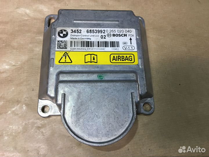 Блок управления Air Bag BMW X3 F25 10-14
