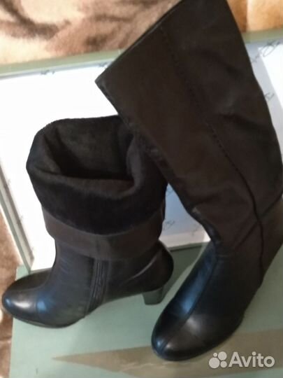 Сапоги женские натуральная кожа. 37размер весна