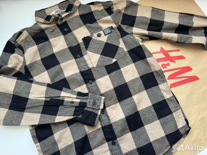 Hm Новая рубашка на мальчика 146 152
