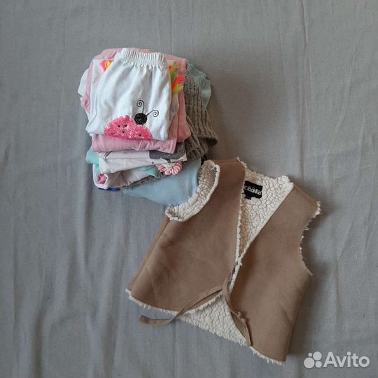 Вещи пакетом на девочку в садик 110см
