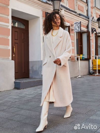 Меховое пальто Electrastyle новое 46р