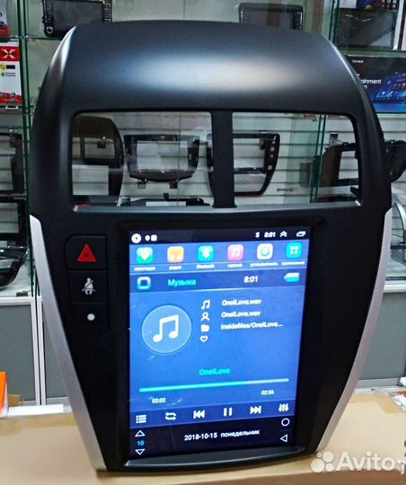 Mitsubishi ASX магнитола Android Тесла
