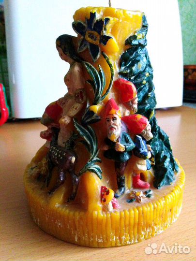 Свеча,Белоснежка и семь гномов '' Германия