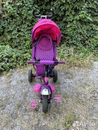 Велосипед коляска с ручкой