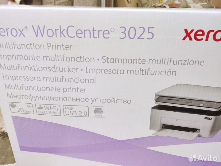 Xerox workcentre 3025 новый