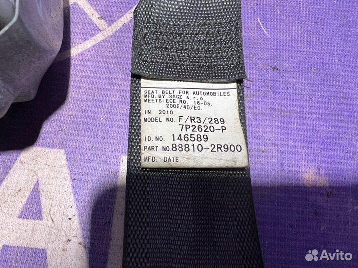 Ремень безопасности левый Hyundai I30 G4FC 2010