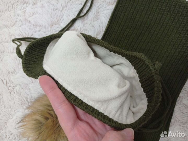 Комплект деми шапка + шарф