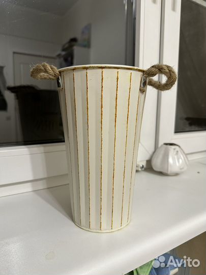 Горшок металлический