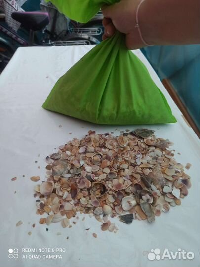 Ракушечный песок для аквариума