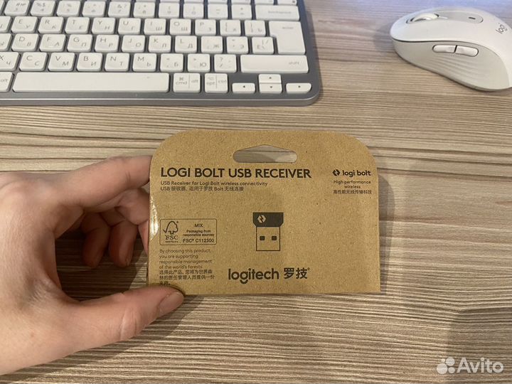 Logi bolt USB беспроводный адаптер logitech