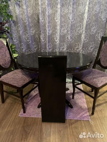 Комплект стол и стулья бу