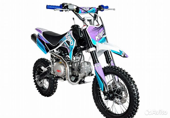 Питбайк kayo mini YX125EM 14/12 (механ. сцепл., эл