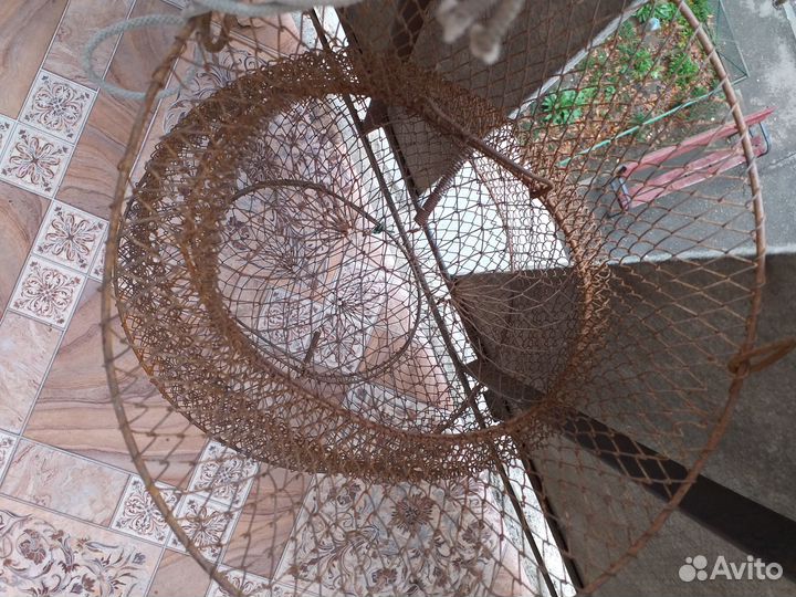 Сетка-корзина для рыбы. СССР