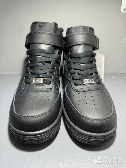 Зимние кроссовки Nike Air Force 1 MID '07 Black