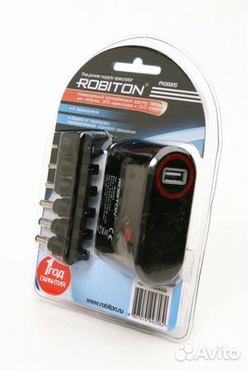 Адаптер питания автомобильный robiton PN3000S