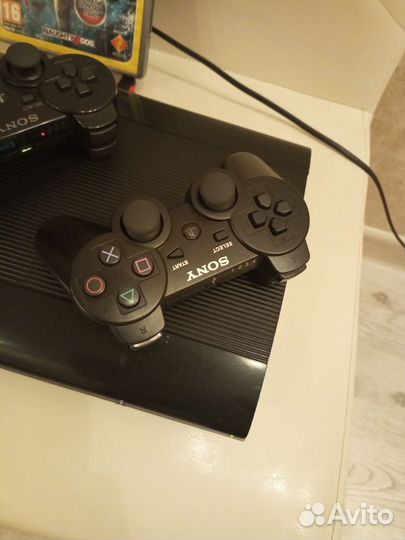 Sony PS3 super slim прошитая, 25 игр