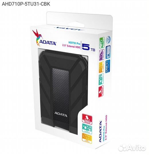 Внешний диск HDD adata HD710 Pro 5TB 2.5