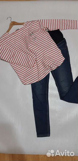 Одежда для беременных 42-44. Джинсы H&M + кофта