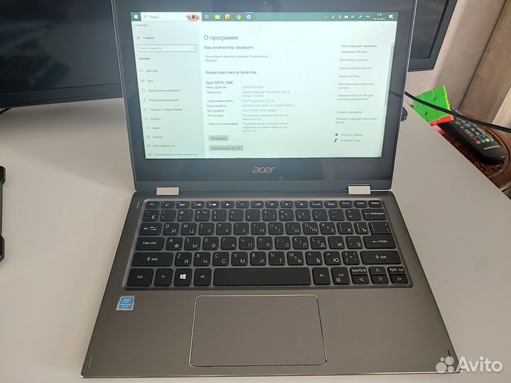Ультрабук acer spin 1