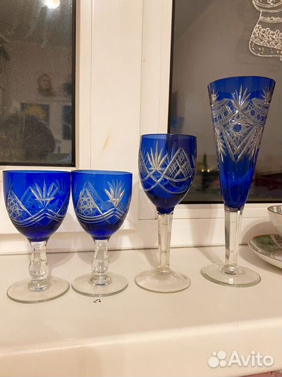 Фужеры из хрусталя