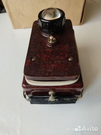 Фонарь карболитовый изд. 436 (сделано в СССР)