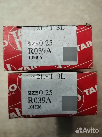 Вкладыши шатунные Taiho R039A025 / / 2L / 3L