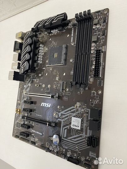 Материнская плата msi b450a pro max