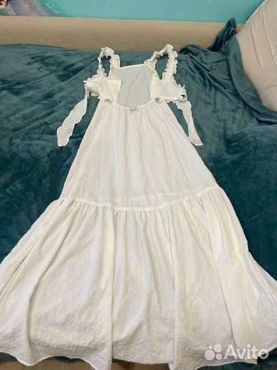 Платье ASOS белое,летнее 42/44