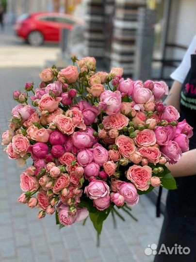 Цветы розы букет