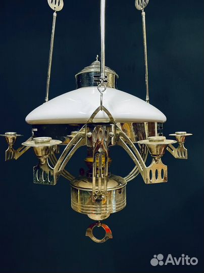 Керосиновая люстра в стиле Модерн