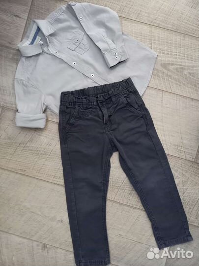 Костюмы рубашка и брюки на 2-3 года