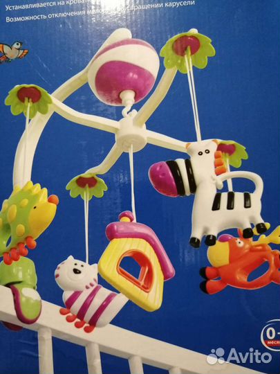 Мобиль на кроватку музыкальный