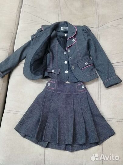 Школьная форма для девочки 7-8 лет Костюм школьный