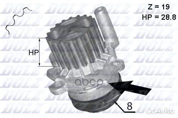 Помпа Audi A4/A5/A6/Q3/Q5, VW Jetta/Caddy/Pass