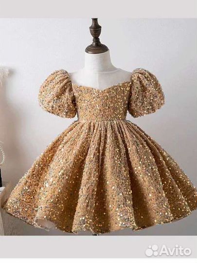 Детское пышное платье