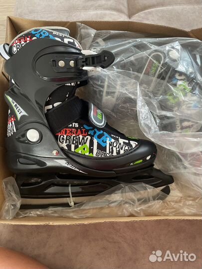 Коньки детские раздвижные новые
